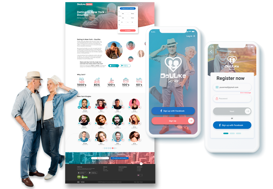 Festatr Group designers created design of iOS app for dating